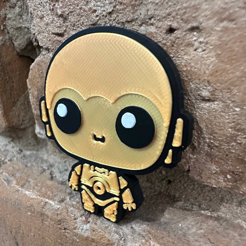 Brelok 3D – C-3PO (inspiracja)